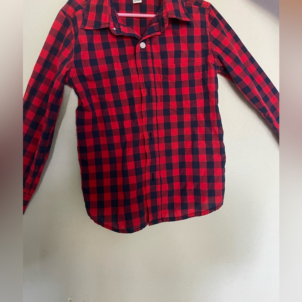 Plaid xs button down shirt